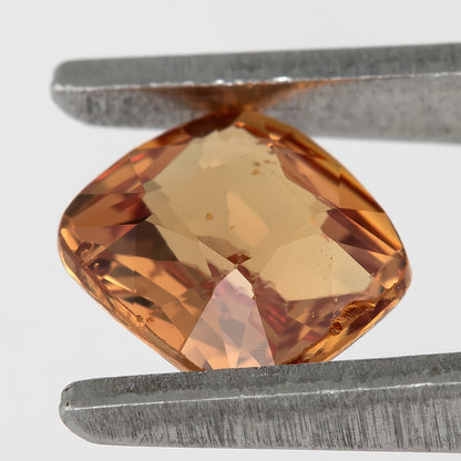 Golden Honey-Orange 0.78 Ct Cushion Cut Natural Sapphire | Heated | Eye Visible Inclusions | Ideal for Rings, Pendants & Fine Jewelry