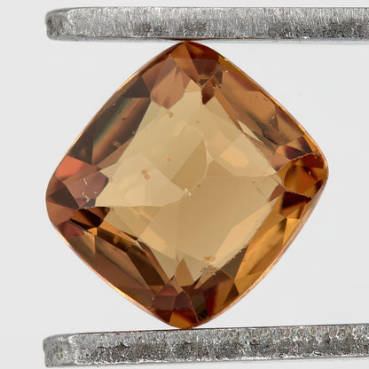 Golden Honey-Orange 0.78 Ct Cushion Cut Natural Sapphire | Heated | Eye Visible Inclusions | Ideal for Rings, Pendants & Fine Jewelry