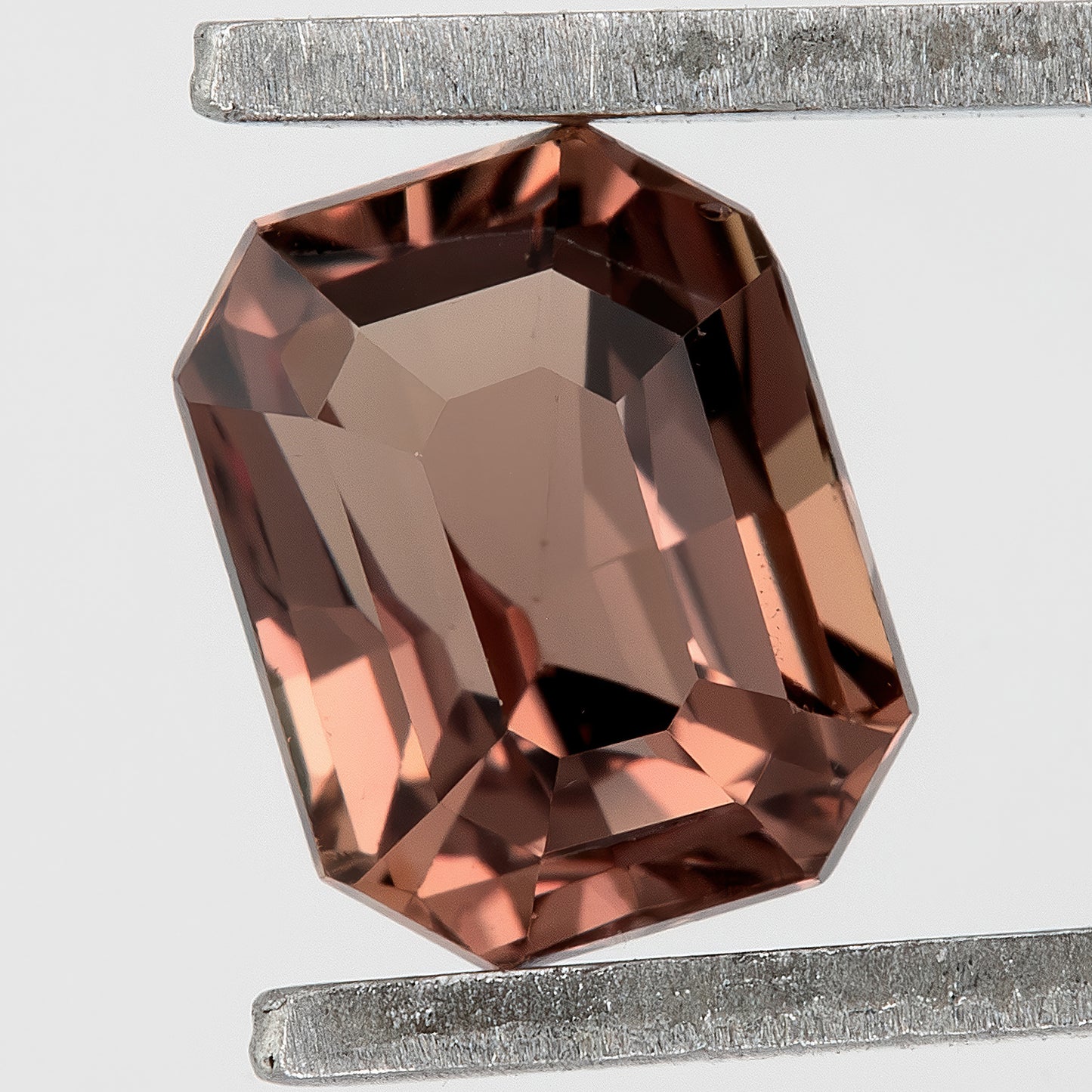 Mocha Brown 0.81 Ct Emerald Cut Natural Sapphire | Heated | Eye Visible Inclusions | Unique Stone for Bold Rings & Fine Jewelry