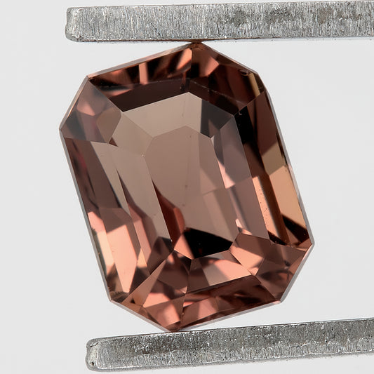 Mocha Brown 0.81 Ct Emerald Cut Natural Sapphire | Heated | Eye Visible Inclusions | Unique Stone for Bold Rings & Fine Jewelry