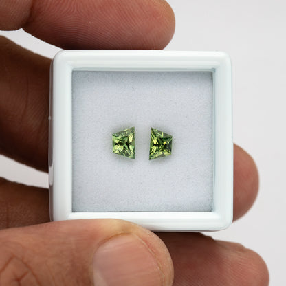 Natural sapphire pair SAP-TPZD-0080CT exact item view 15