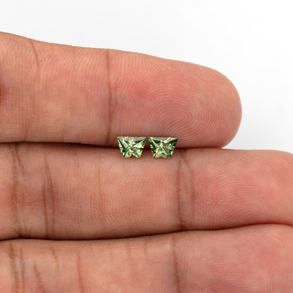 Natural sapphire pair SAP-TPZD-0080CT exact item view 7