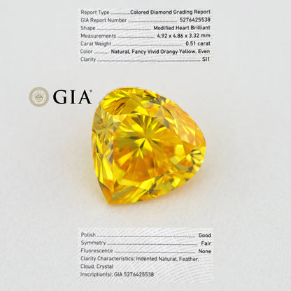 GIA report 5276425538 shown with the stone photograph.