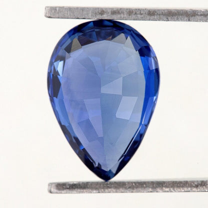 2.29 ct. Natural Blue Sapphire Pear Ceylon Sri Lanka Heated