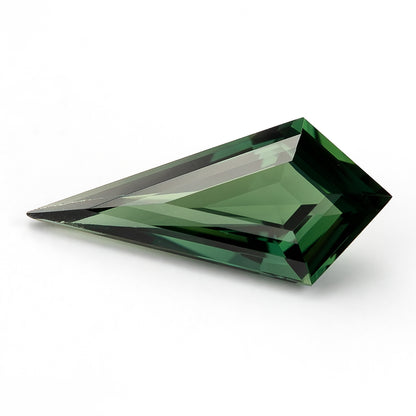 0.47 ct natural green lozenge sapphire, stone view 2, SKU BNS164