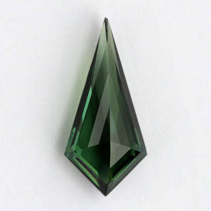 0.47 ct natural green lozenge sapphire, stone view 7, SKU BNS164