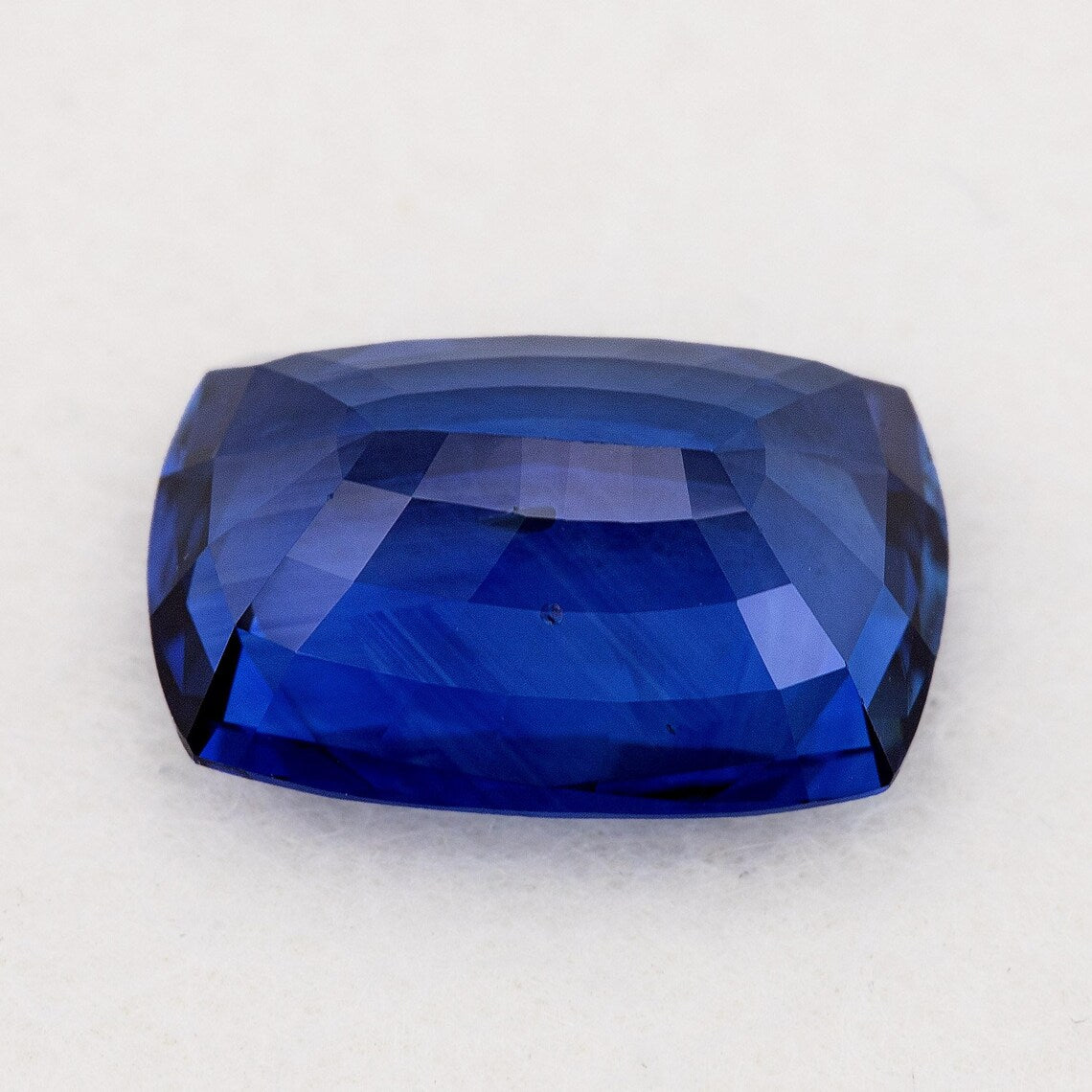 GRS Certified 5.06 ct. Natural Blue Sapphire Cushion Ceylon Sri Lanka Heated
