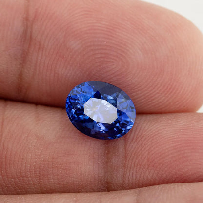 Natural Blue Sapphire Oval Ceylon Sri Lanka Heated 3.03ct