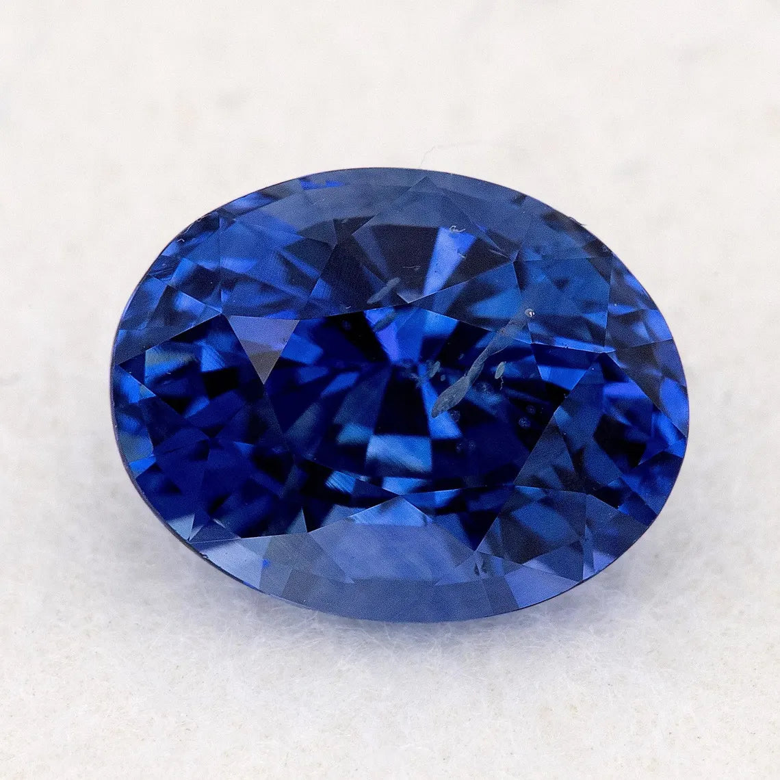 Natural Blue Sapphire Oval Ceylon Sri Lanka Heated 3.03ct