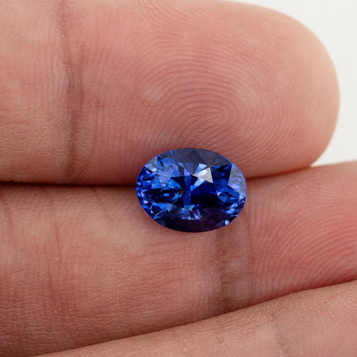 Natural Blue Sapphire Oval Ceylon Sri Lanka Heated 3.03ct