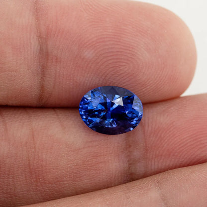 Natural Blue Sapphire Oval Ceylon Sri Lanka Heated 3.03ct