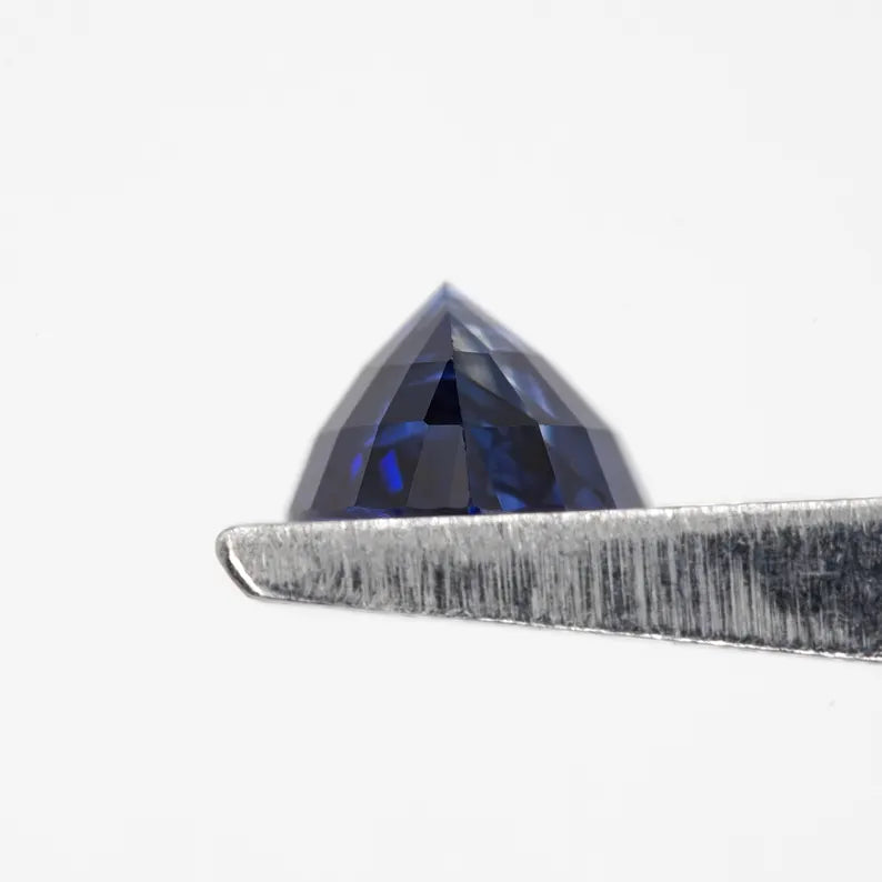 Bicolor - Blue & White | Natural Sapphire Pear Cut 1.31ct | Heated Ceylon Gemstone | Loose Sapphire for Fine Jewelry or Ring