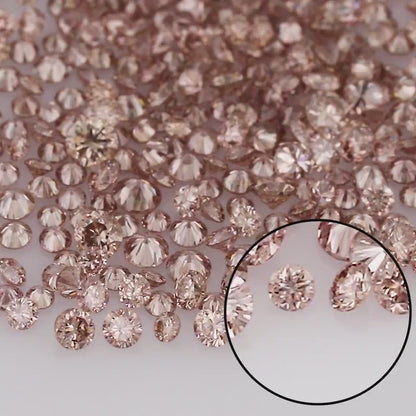Dark Pink Diamonds 0.25ct 0.8mm to 2.2mm mix scoop Argyle Pink Diamond Untreated Natural Pink Diamonds Round|Melee|accents|Argyle