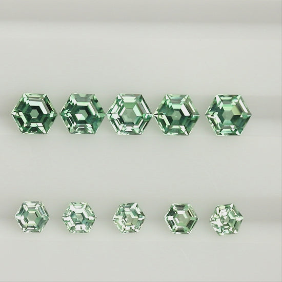 Mint green Lab-Grown Sapphire product video