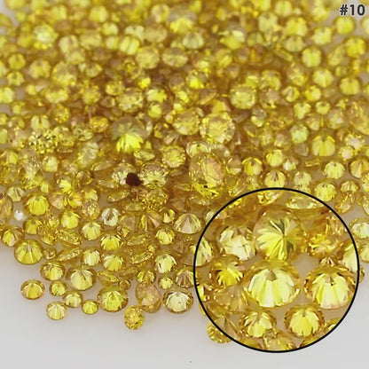 Fancy Vivid Yellow – Top Canary Diamond | Natural Untreated Round Fancy Diamond | Melee Accent Stones | Loose Yellow Diamond