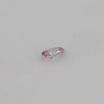 GIA Certified 0.17 Ct Untreated Fancy Pink Natural Diamond Pear Solitaire|Custom Jewelry|Certificate|natural color|rare