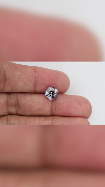 8 mm Sakura Cut Lab-Grown Color-Change Sapphire, GFCO Report, movement video 3 showing the loose stone's faceting and color response.