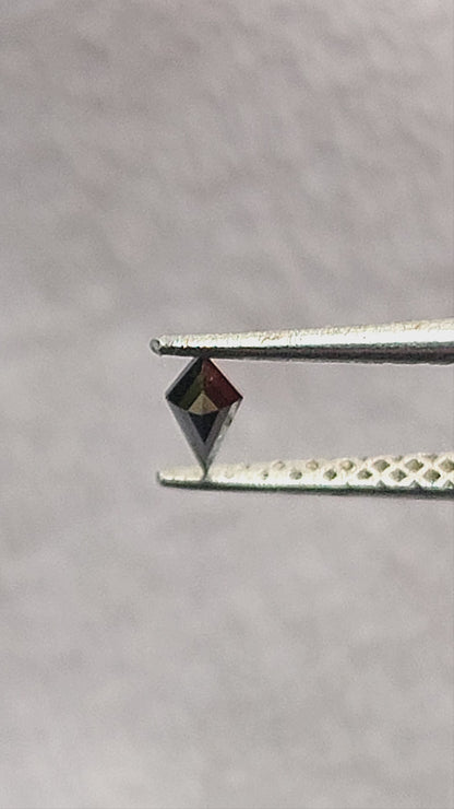 天然ブラックダイヤモンド カイトカット、4x2mm