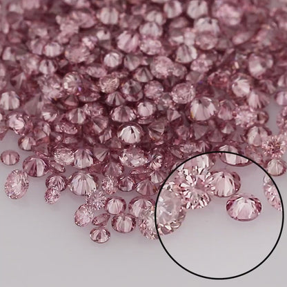 Vivid Pink Diamonds 0.25ct 0.8mm to 2.2mm mix scoop Argyle Pink Diamond Untreated Natural Pink Diamonds Round|Melee|accents|Argyle