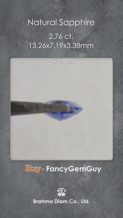 Natural sapphire KK375 natural daylight video 2