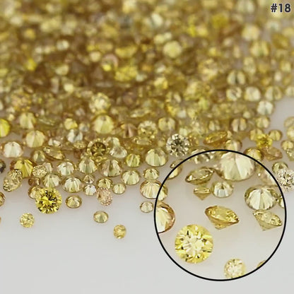 Fancy Brownish Yellow Coffee Color | Natural Untreated Diamonds | Round | Melee | Accents | Coffee