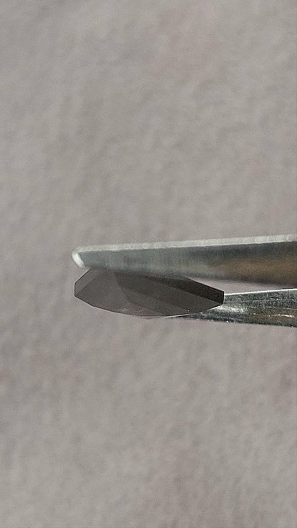 ソルト＆ペッパーのラボグロウンダイヤモンド 2.17 ct｜15.8x9.6mm・カイト・ローズカット