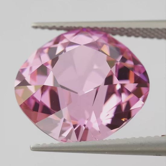 YAG-BP-CU Bubblegum Pink Lab-Grown YAG rotation and scale video