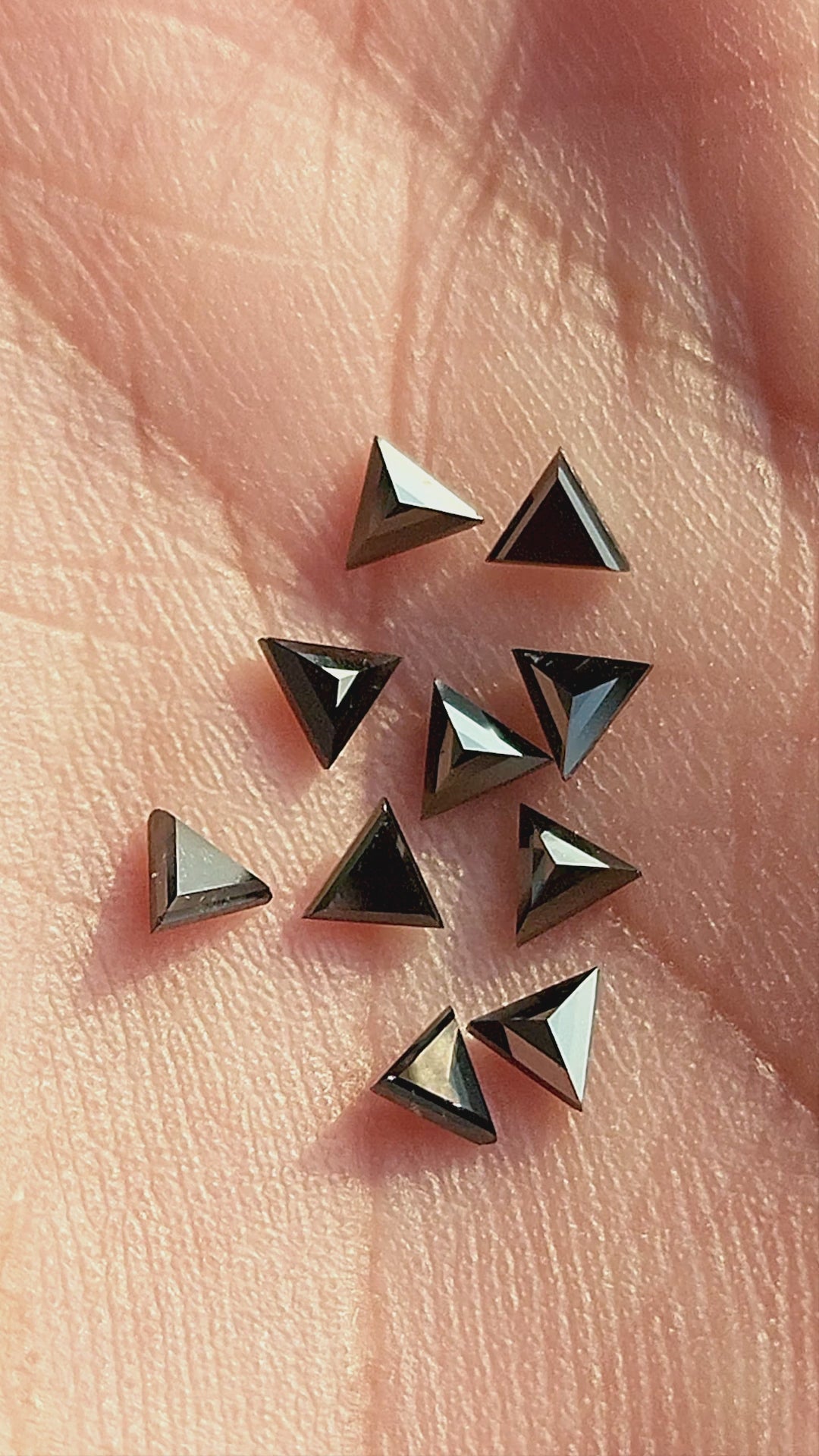 Jet black Natural Diamond product video