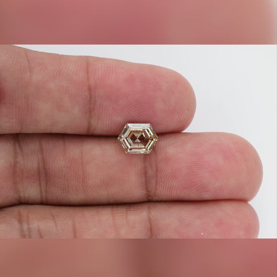 Video 2 of the exact 1.95 ct dutch marquise step cut natural diamond. IGI-HEXA-5924-0195CT.