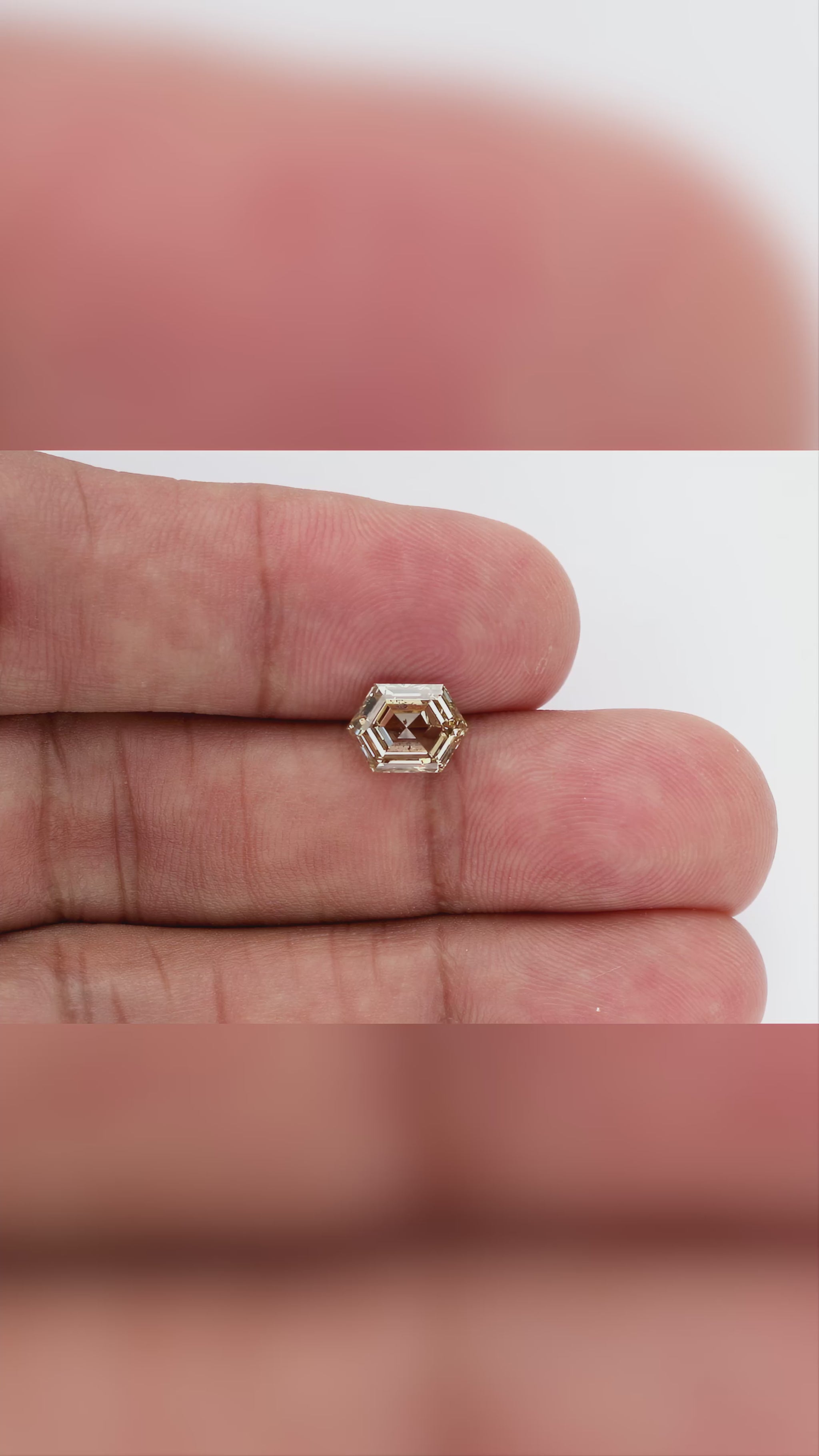 Video 2 of the exact 1.95 ct dutch marquise step cut natural diamond. IGI-HEXA-5924-0195CT.