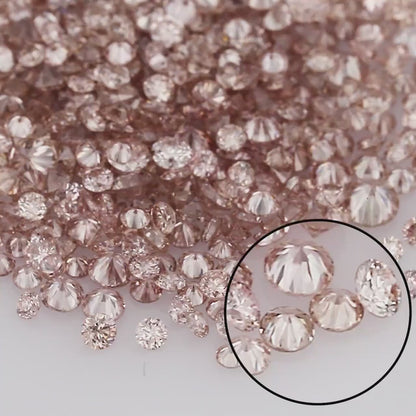 Argyle Pink Diamonds 0.25ct 0.8mm to 2.2mm mix scoop Argyle Pink Diamond Untreated Natural Pink Diamonds Round|Melee|accents|Argyle
