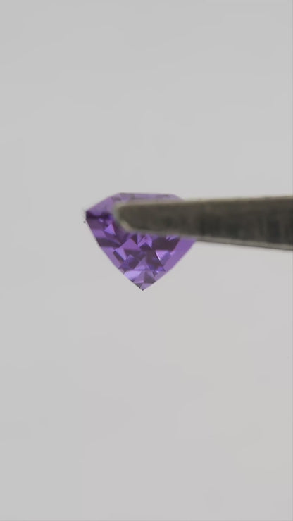 12×4 mm Lavender-Pink-Violet Lab-Grown Sapphire — Long Dutch Marquise
